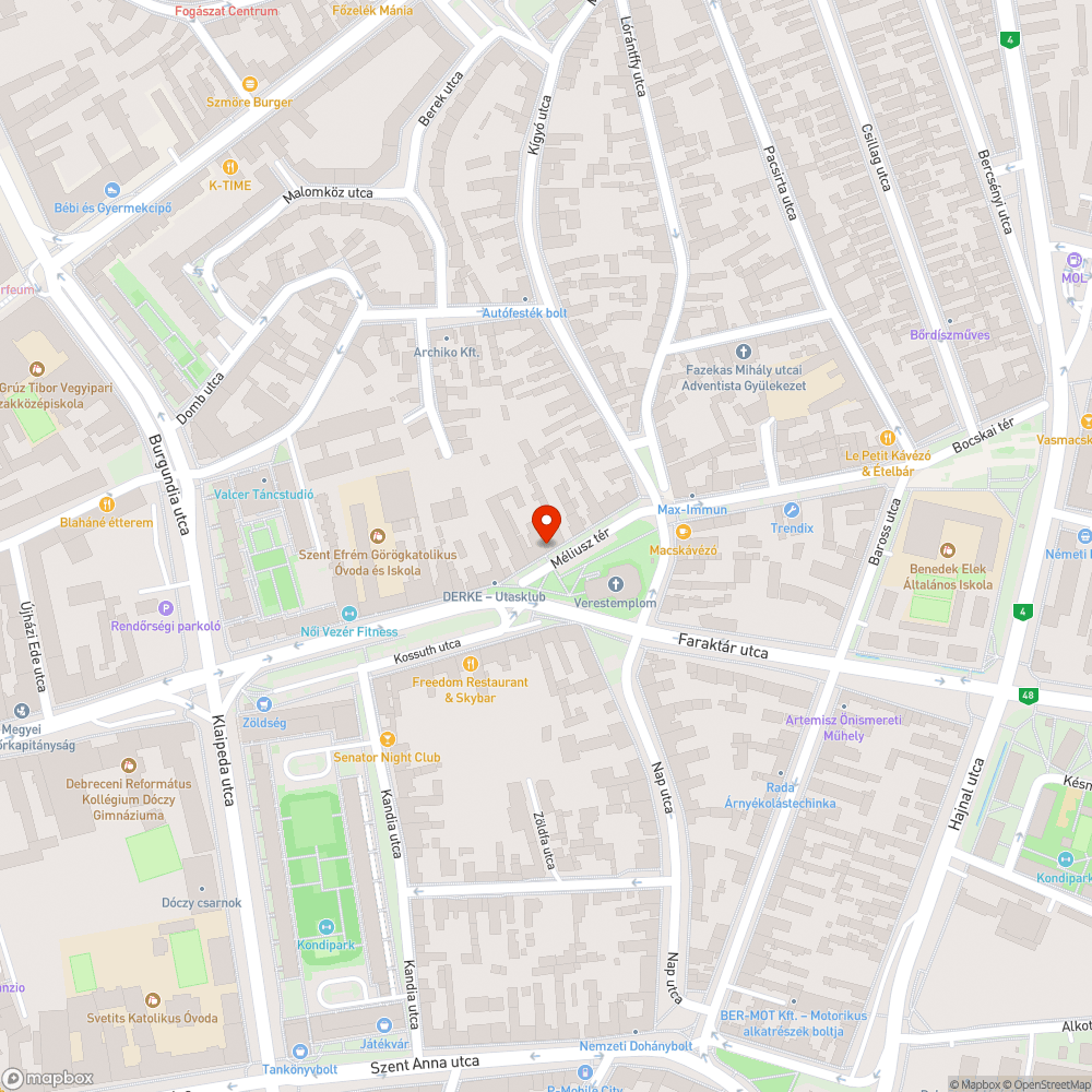 Gyalogátkelő felfestése hiányzik bejelentés helye