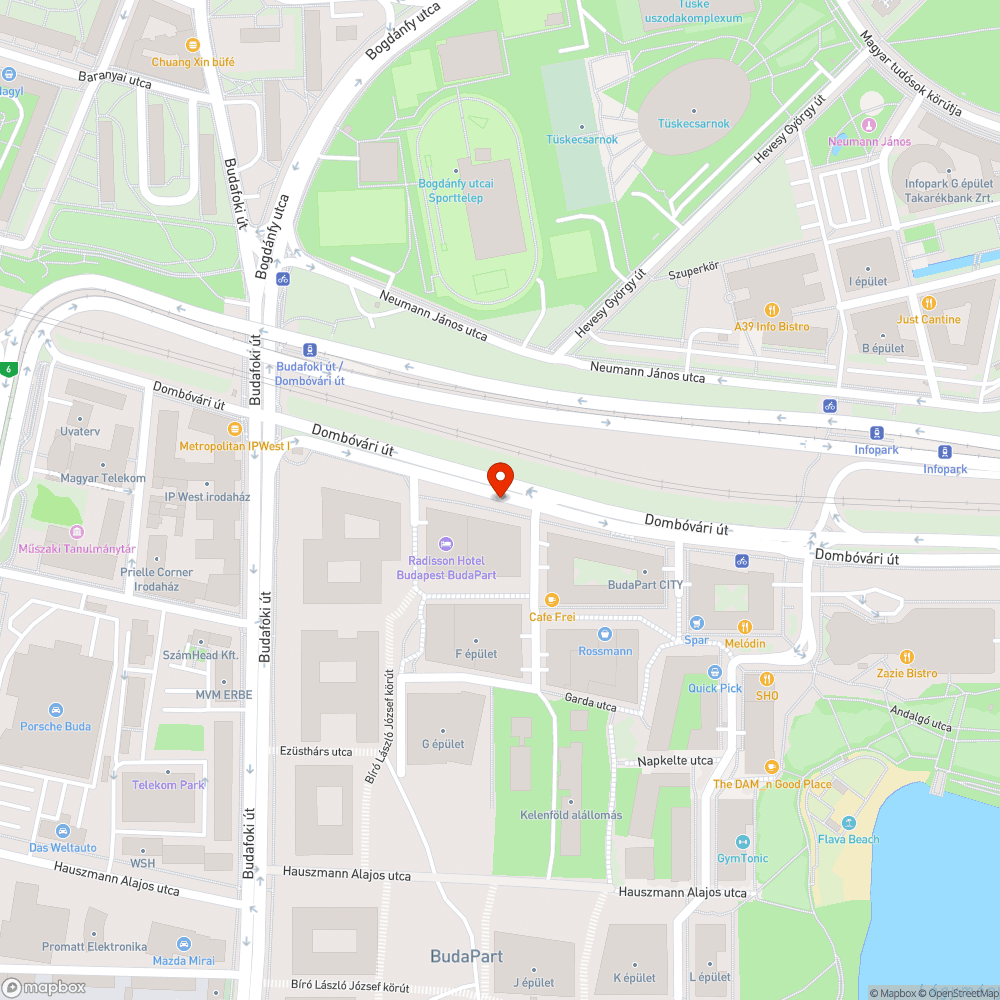 Kifakult biciklis felfestések és átvezetések a Dombóvári úton bejelentés helye