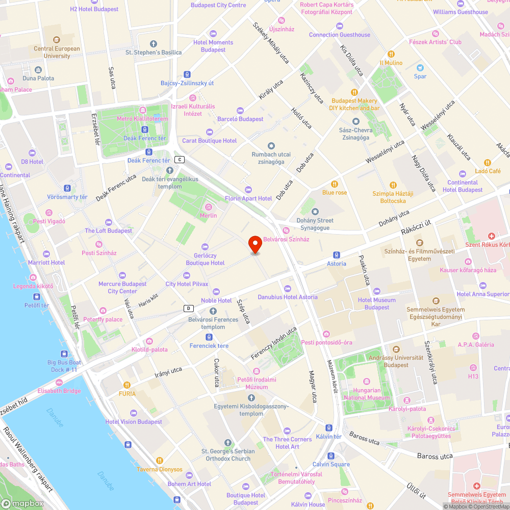 Vármegye utca torkolata el van torlaszolva bejelentés helye