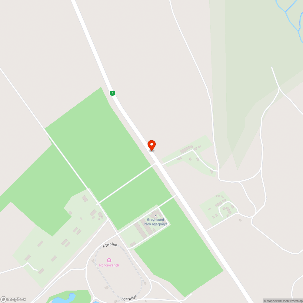 E 5-ös nemzetközi főút bejelentés helye