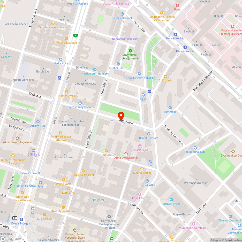 Apály utcai fizetős parkoló katasztrófális állapota bejelentés helye