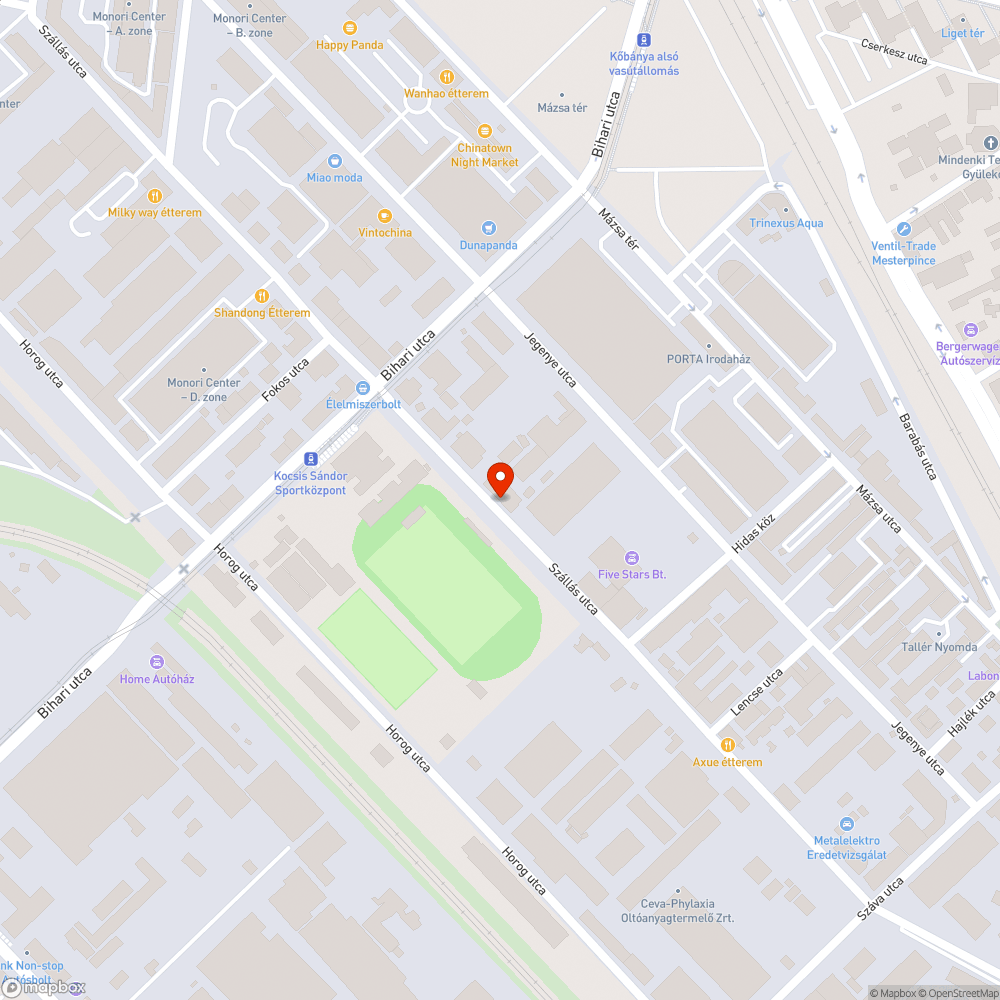 "hátrahagyott" hűtő bejelentés helye