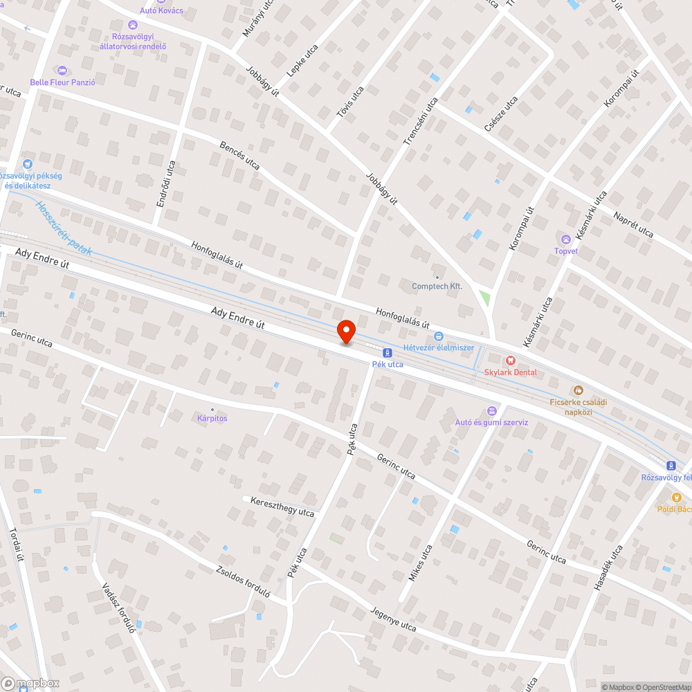 Elhagyottan, rendszám nélkül bejelentés helye