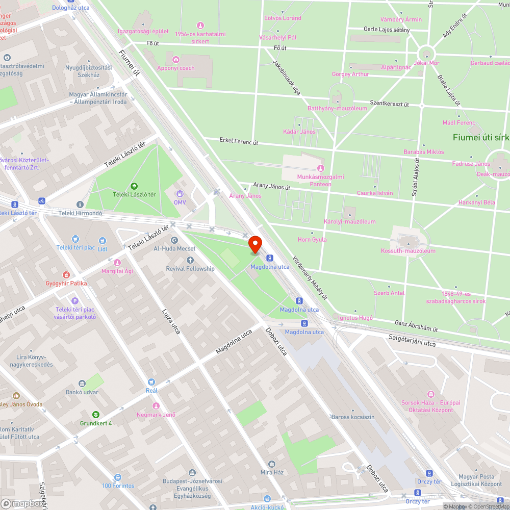 Megrongált tábla bejelentés helye