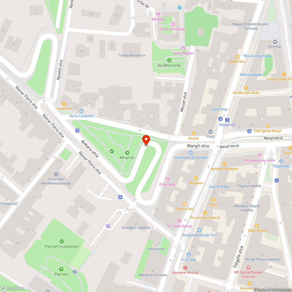 Ankara utca - útminőség, beláthatatlan kanyarok bejelentés helye