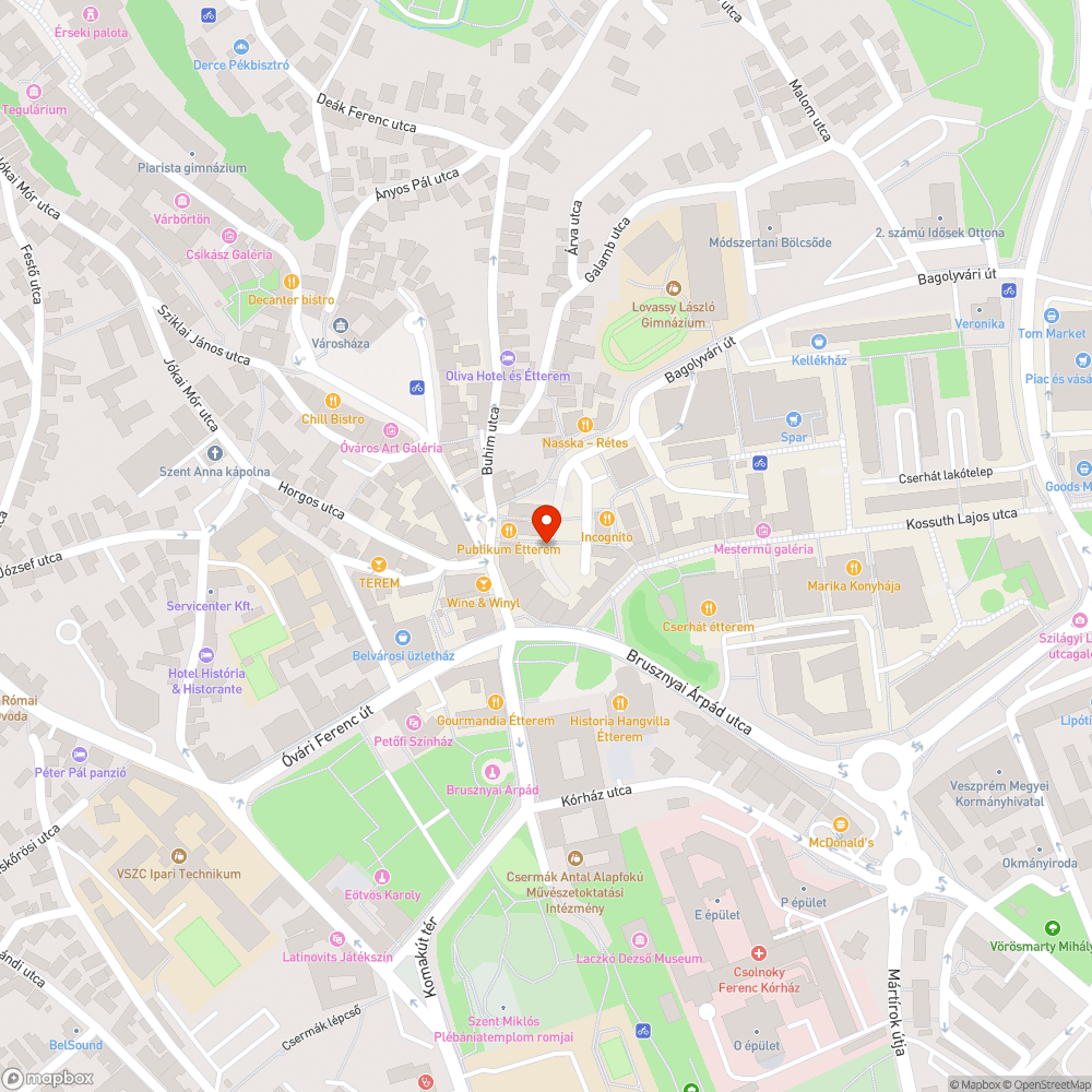 Közterületi takarítás bejelentés helye