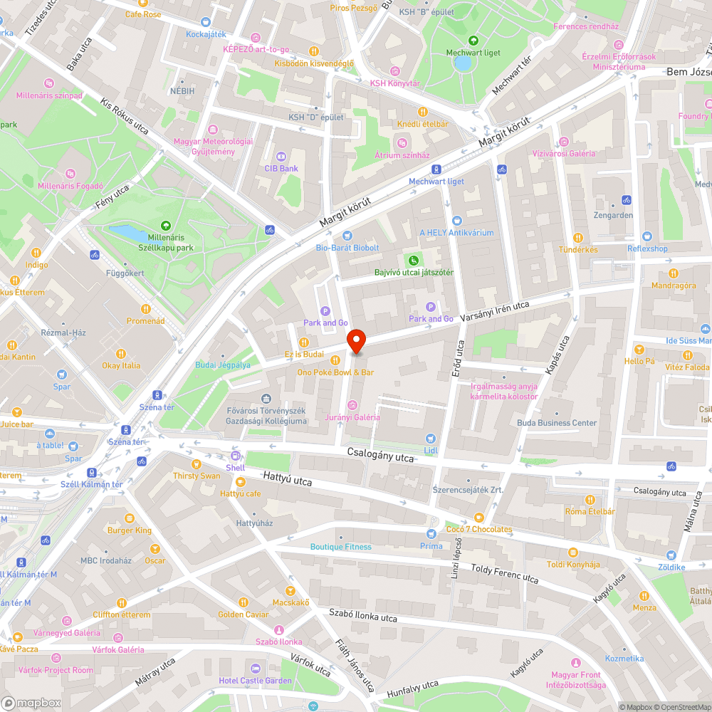 Taposó rács hiányzik bejelentés helye