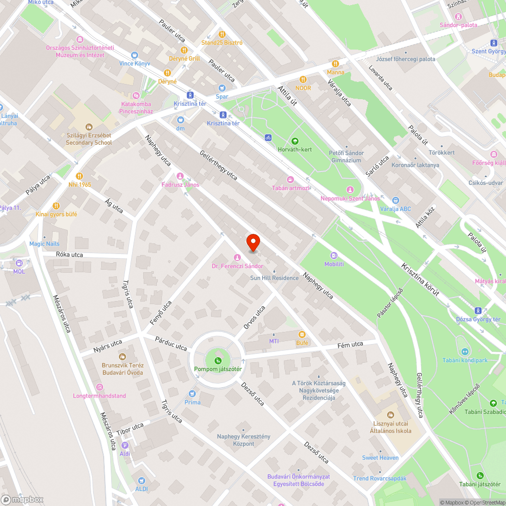 Rászóródott kavics, veszélyes kerékpárútszakasz bejelentés helye