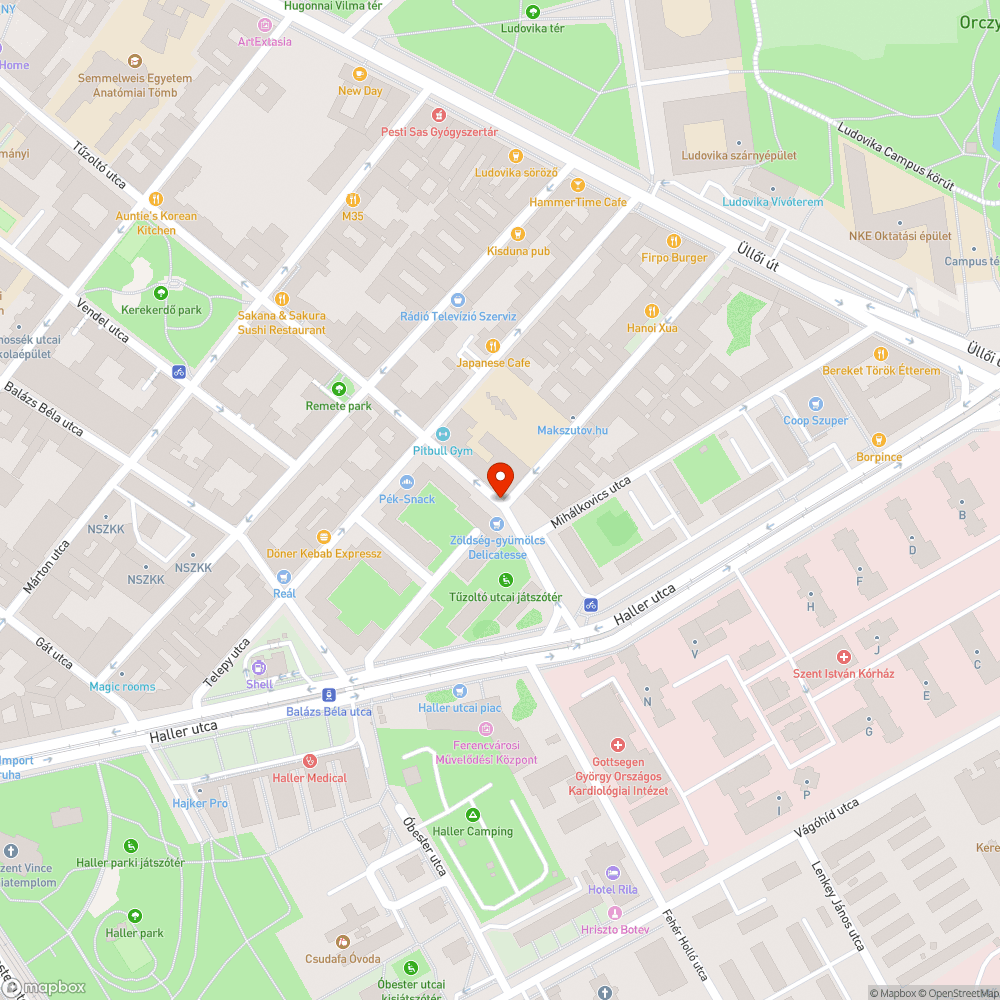 Közterületi térfigyelő kamera hiánya. bejelentés helye