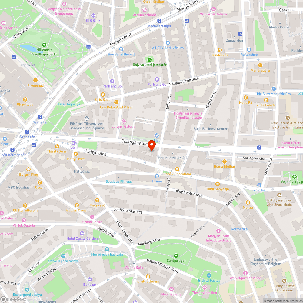 Hiányzó kerékpársáv tábla bejelentés helye