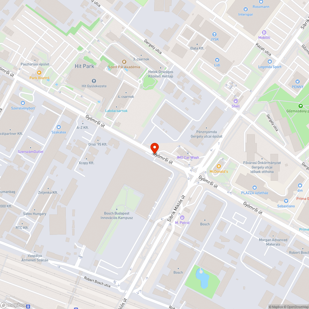 Buszváró lemezei rögzítetlenek - "Sibirik Miklós út - F01807" bejelentés helye