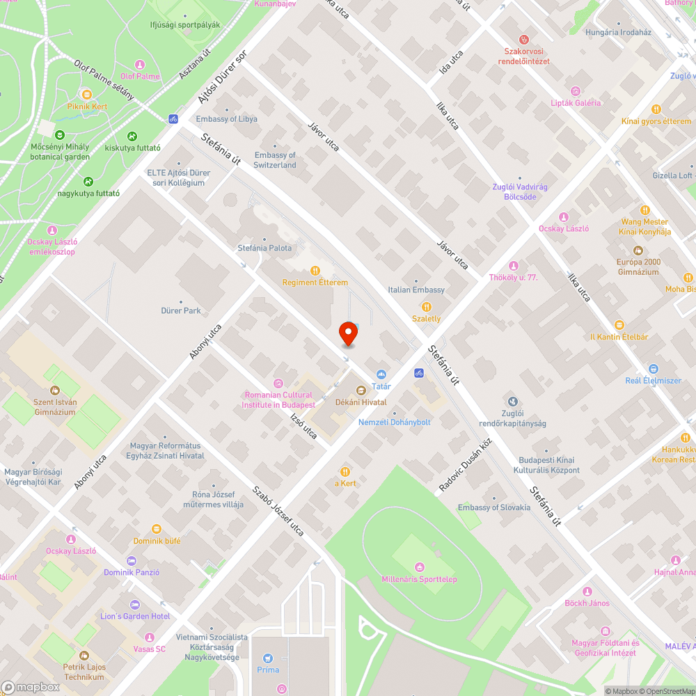 Veszelyes lyuk bejelentés helye