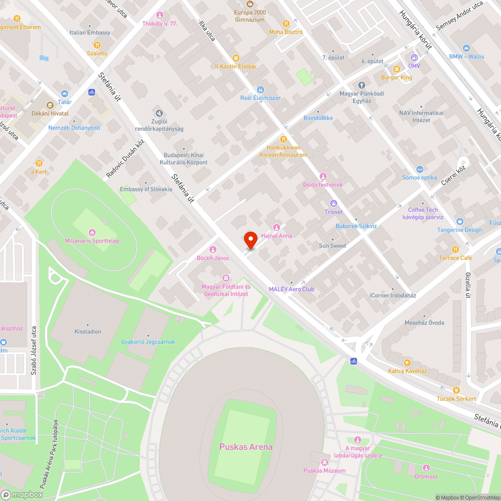 Stefánia úti kerékpárút állapota, Budapest, Zugló bejelentés helye