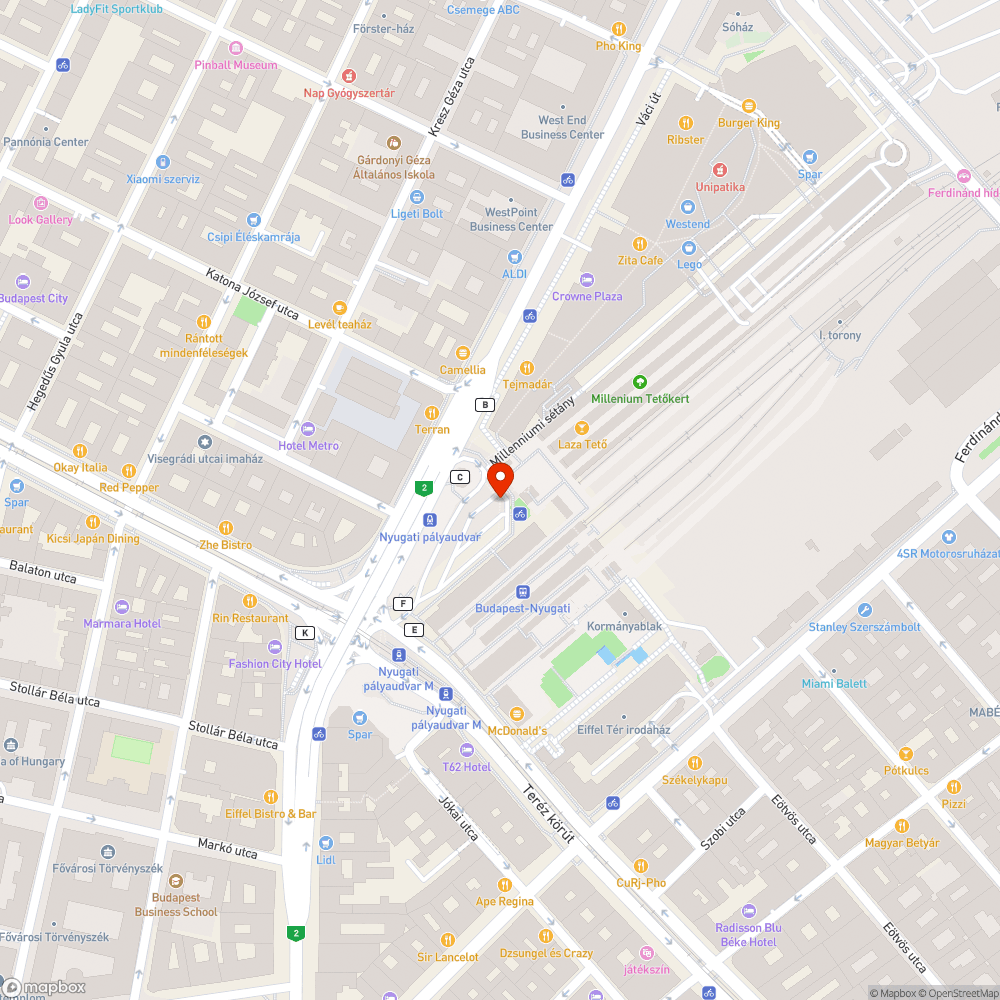 Nem működő lift a Nyugatiban bejelentés helye