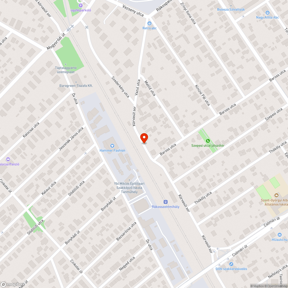 Hiányzó tábla bejelentés helye