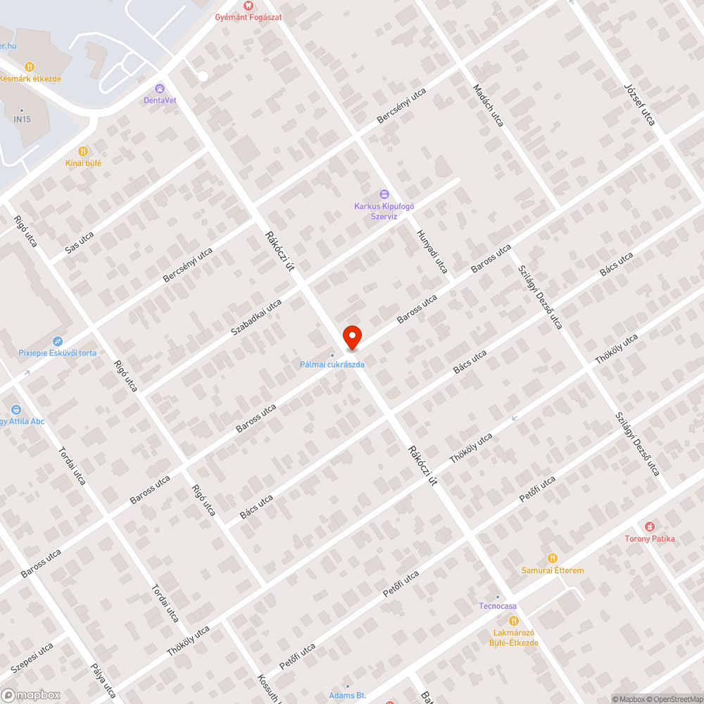 Gyalogátkelőhely feletti lámpa nem világít (kiégett?) bejelentés helye