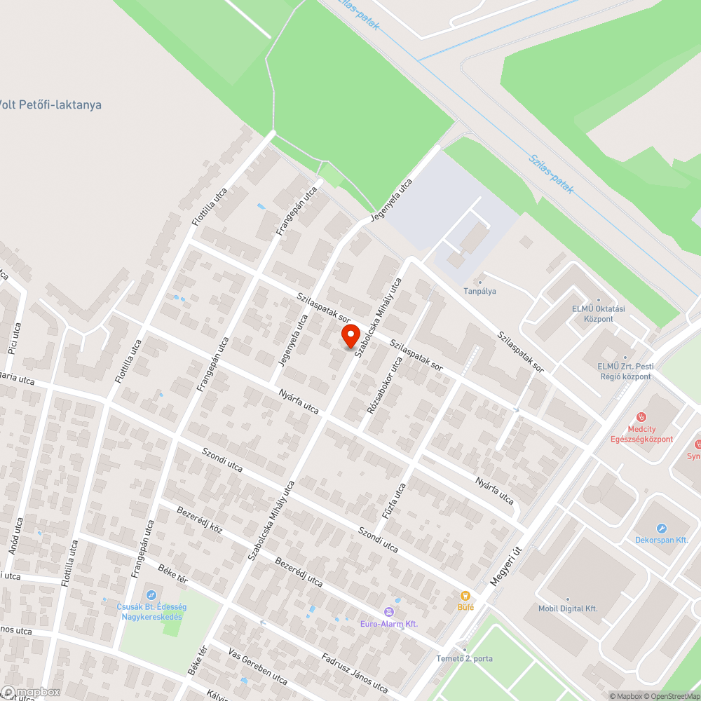 Megsüllyedt gázművek aknafedél a járdán bejelentés helye