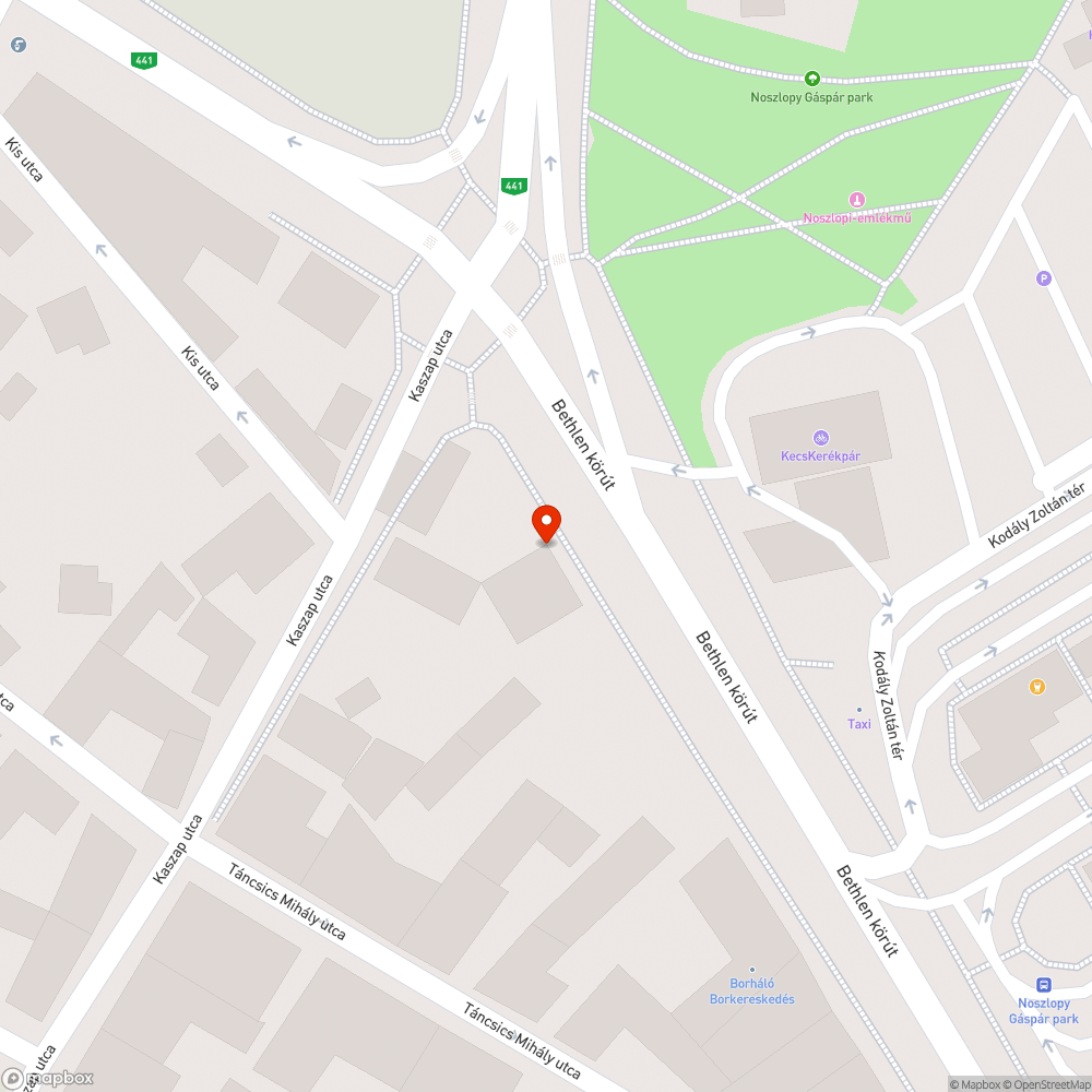 Felismerhetetlen, funkció nélküli kresztábla bejelentés helye