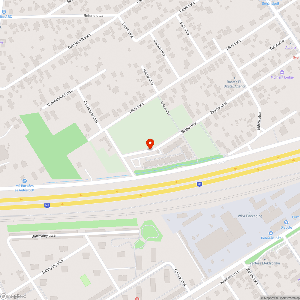 Felszámolt szelektív hulladékgyűjtő sziget után maradt hulladék bejelentés helye