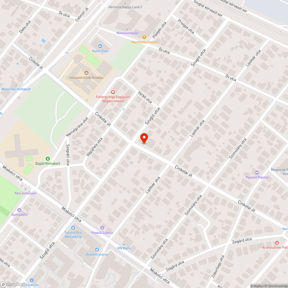 Élő fa körbeaszfaltozva bejelentés helye