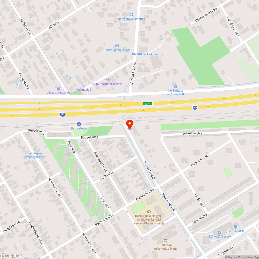 Illegális szemétlerakó bejelentés helye