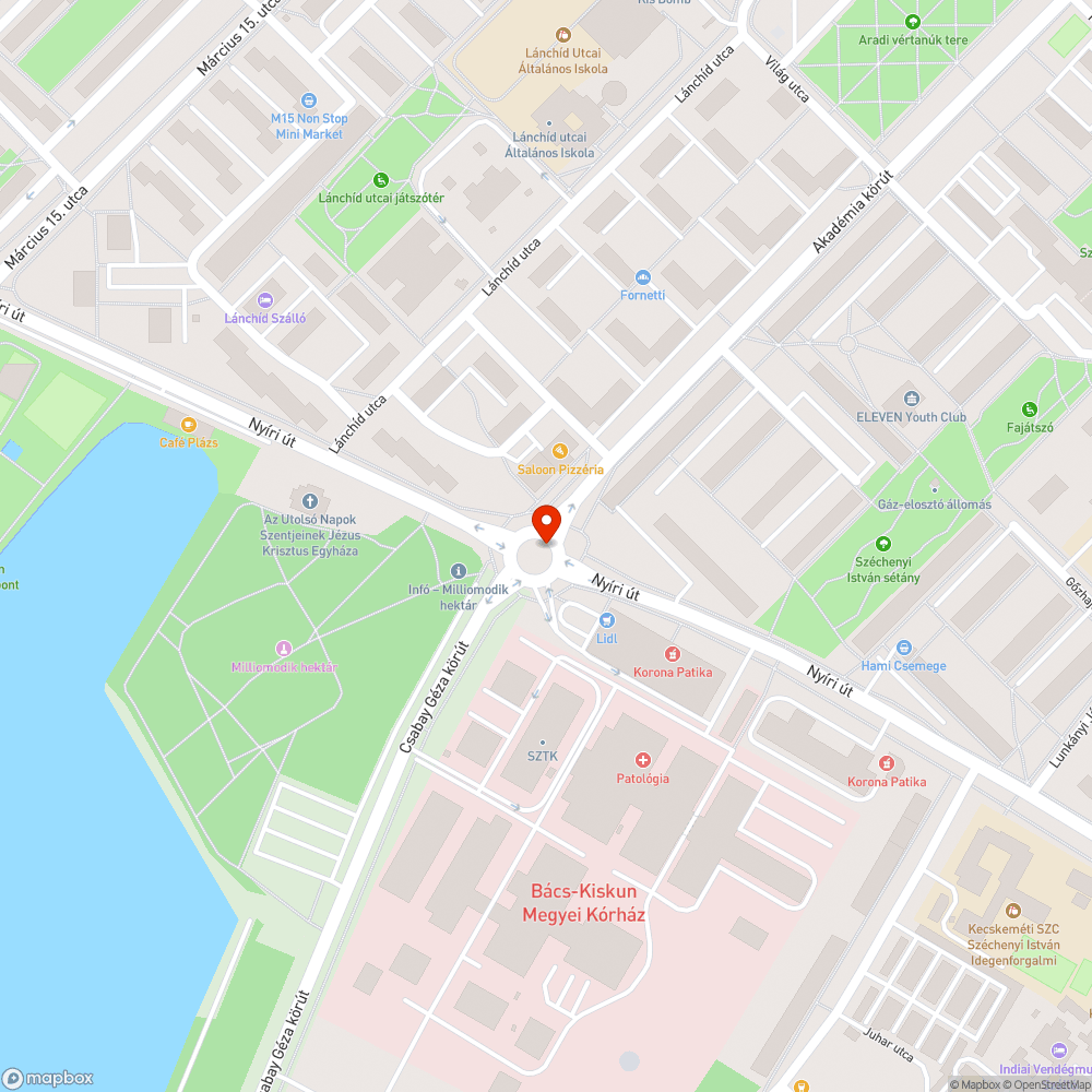 Rosszul beállított rendőrlámpa bejelentés helye