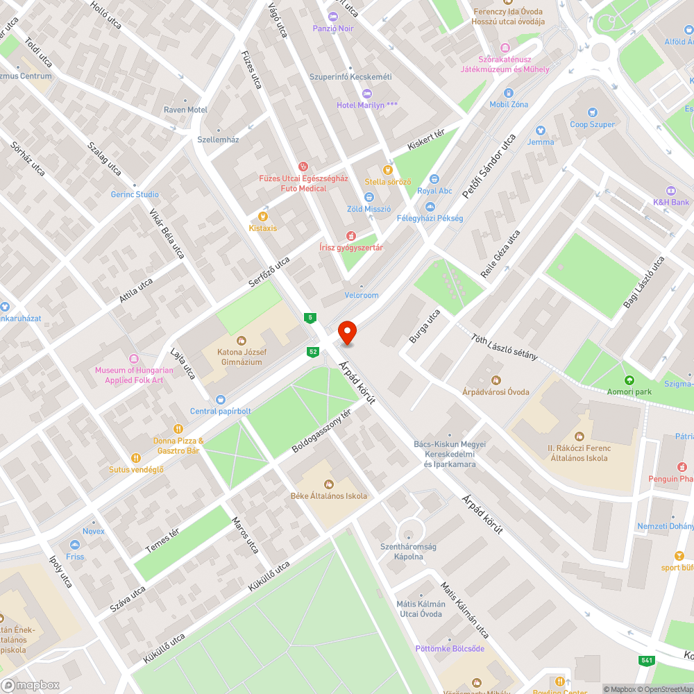 Rosszul beállított lámpaváltás a kereszteződésben bejelentés helye