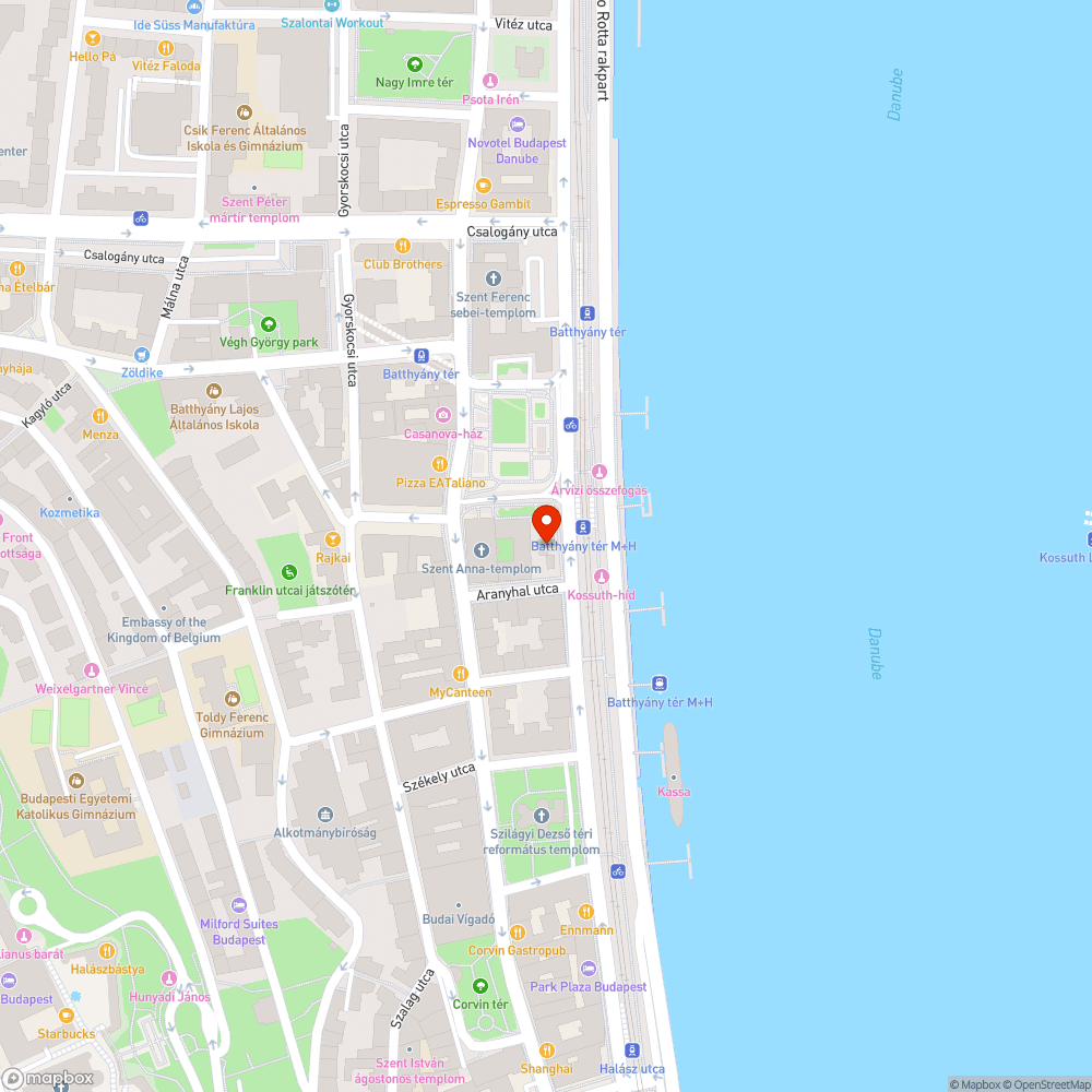 Kidöntött elektromos szekrény a Batthyány téren bejelentés helye