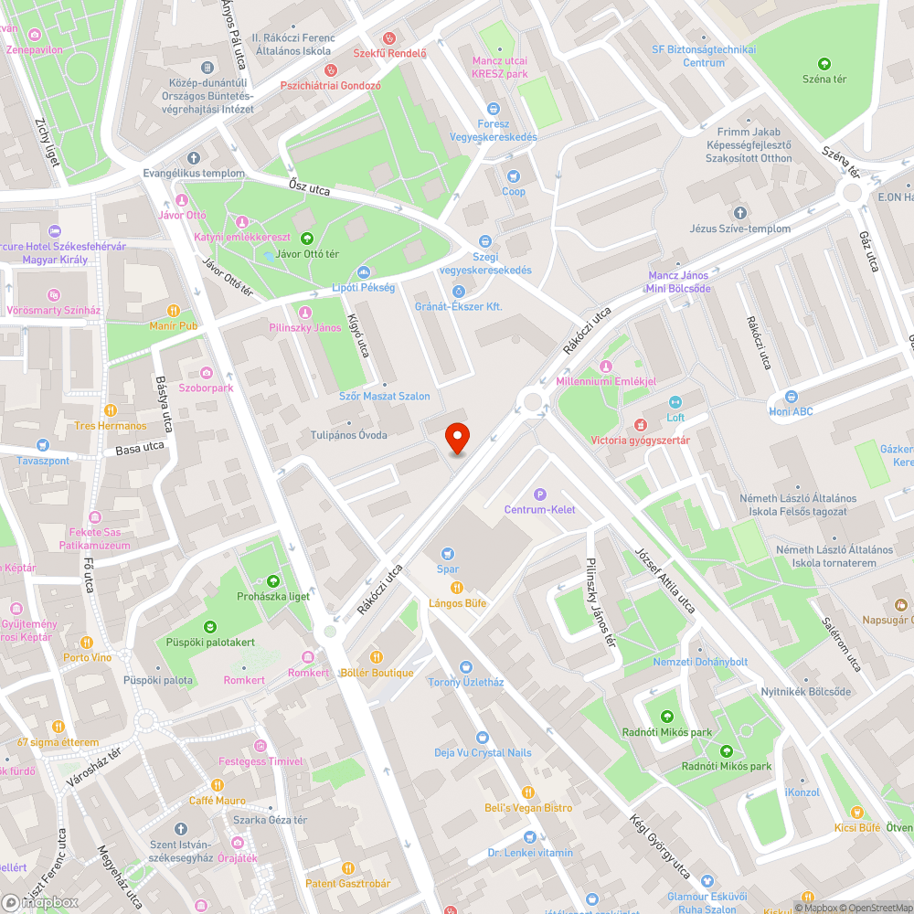 Széteső park bejelentés helye