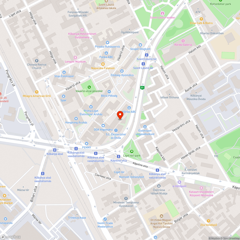 Ideiglenes fedés bejelentés helye