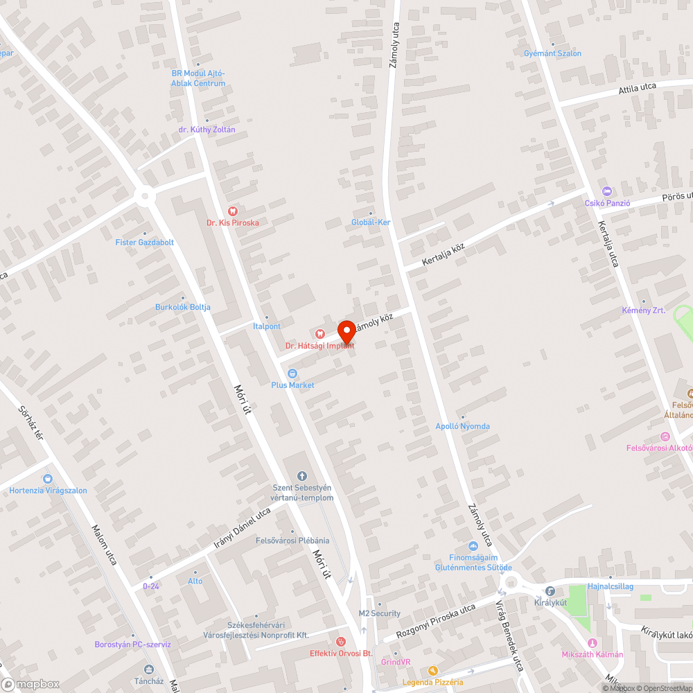 Járda, forgalom bejelentés helye