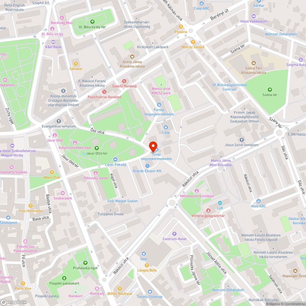 Rozoga villanyoszlop bejelentés helye