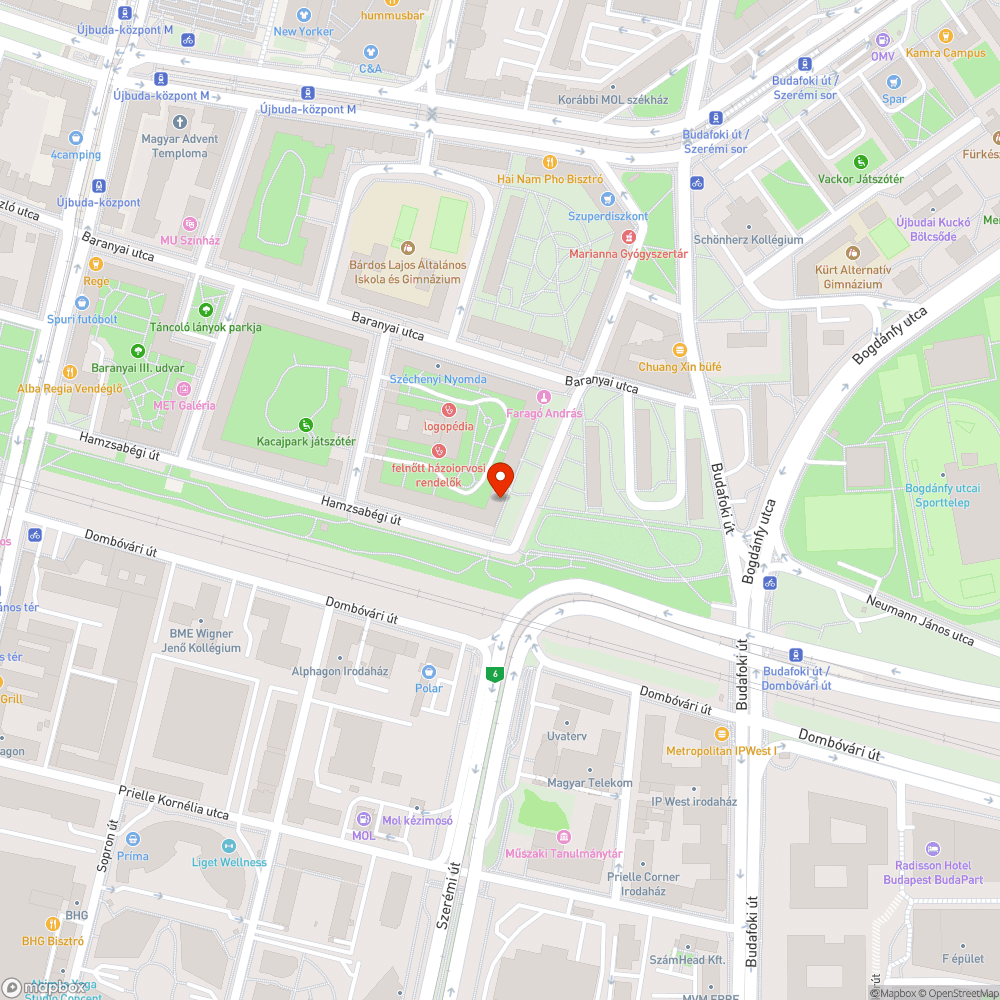 Konténer a bicigliúton bejelentés helye