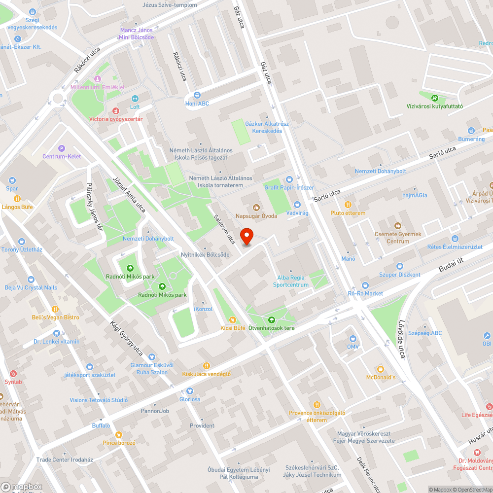 Töredezett járdaszegély bejelentés helye