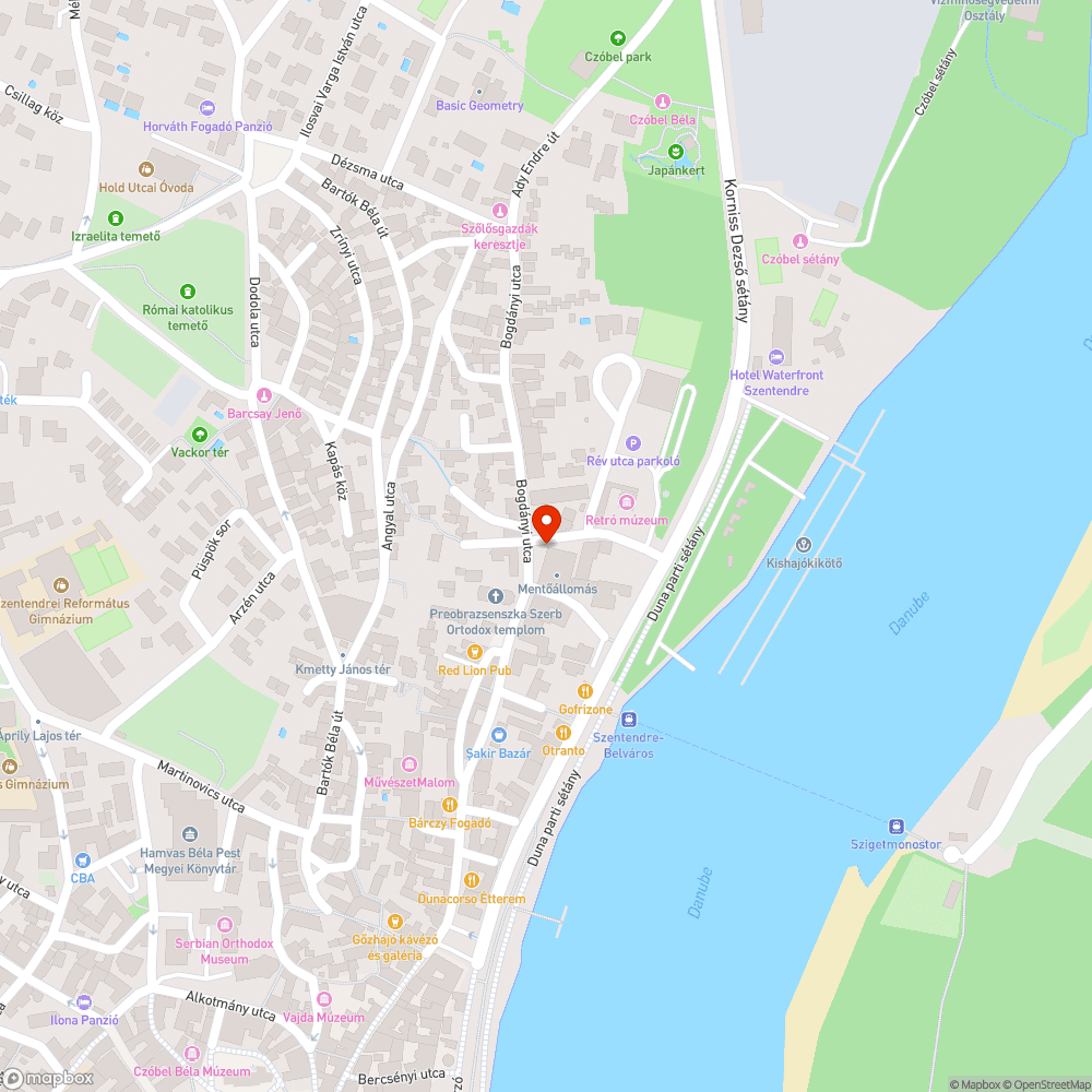 Kövilágítási hiba a Rév utca bejáratánál bejelentés helye