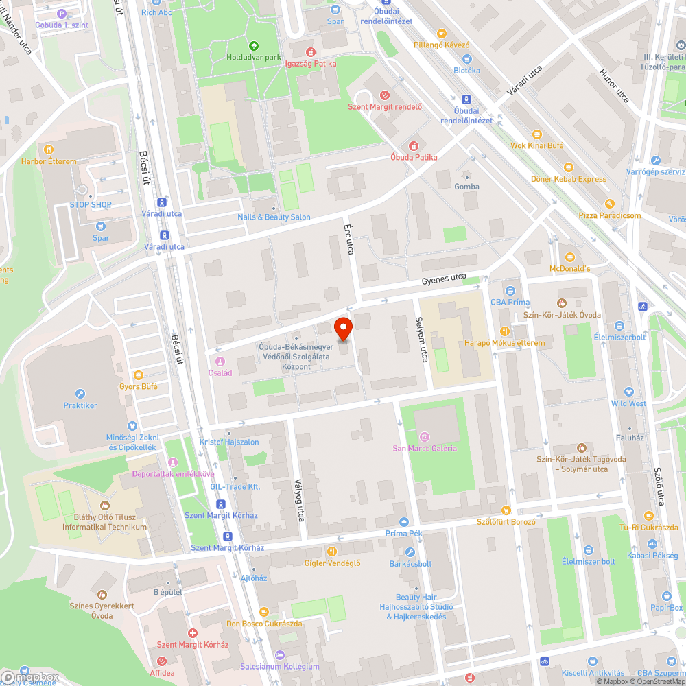 Szemét kosarak. bejelentés helye