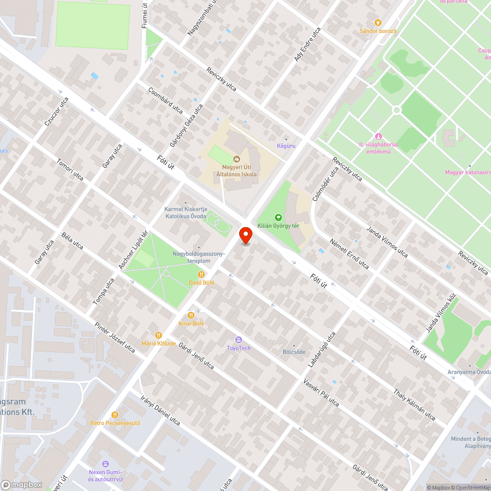 Kopott útburkolati festés bejelentés helye