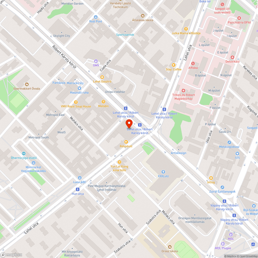 Bp. XIII. ker., Róbert Károly krt. 67. – volt DOMUS áruház épület átalakítása bejelentés helye