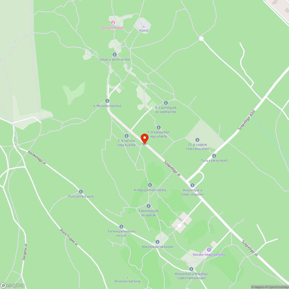 Illegális szemétlerakó bejelentés helye