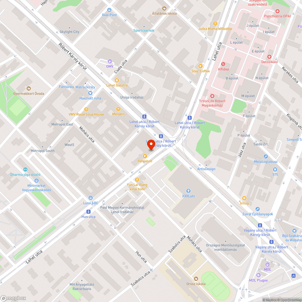 Szemét az út szélén bejelentés helye