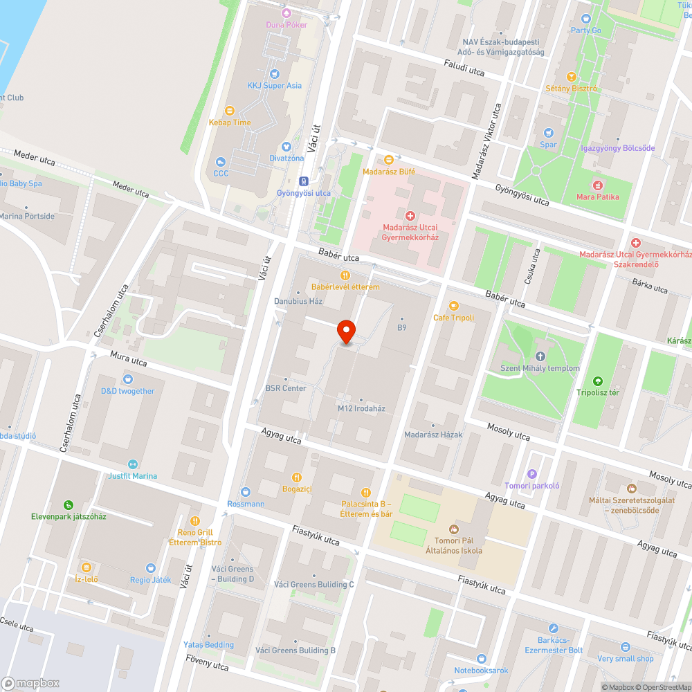 Társadalmi egyeztetés (Váci úti hipermarket) bejelentés helye