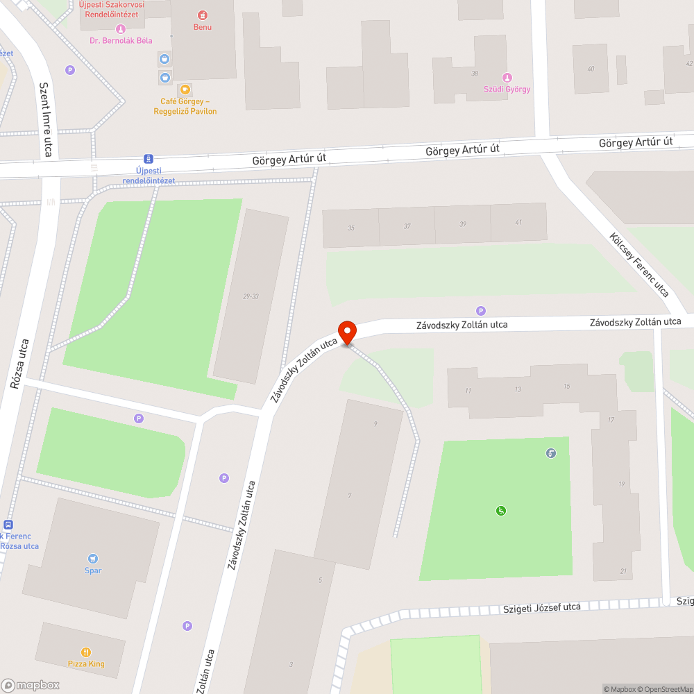 Nem működő lámpa bejelentés helye