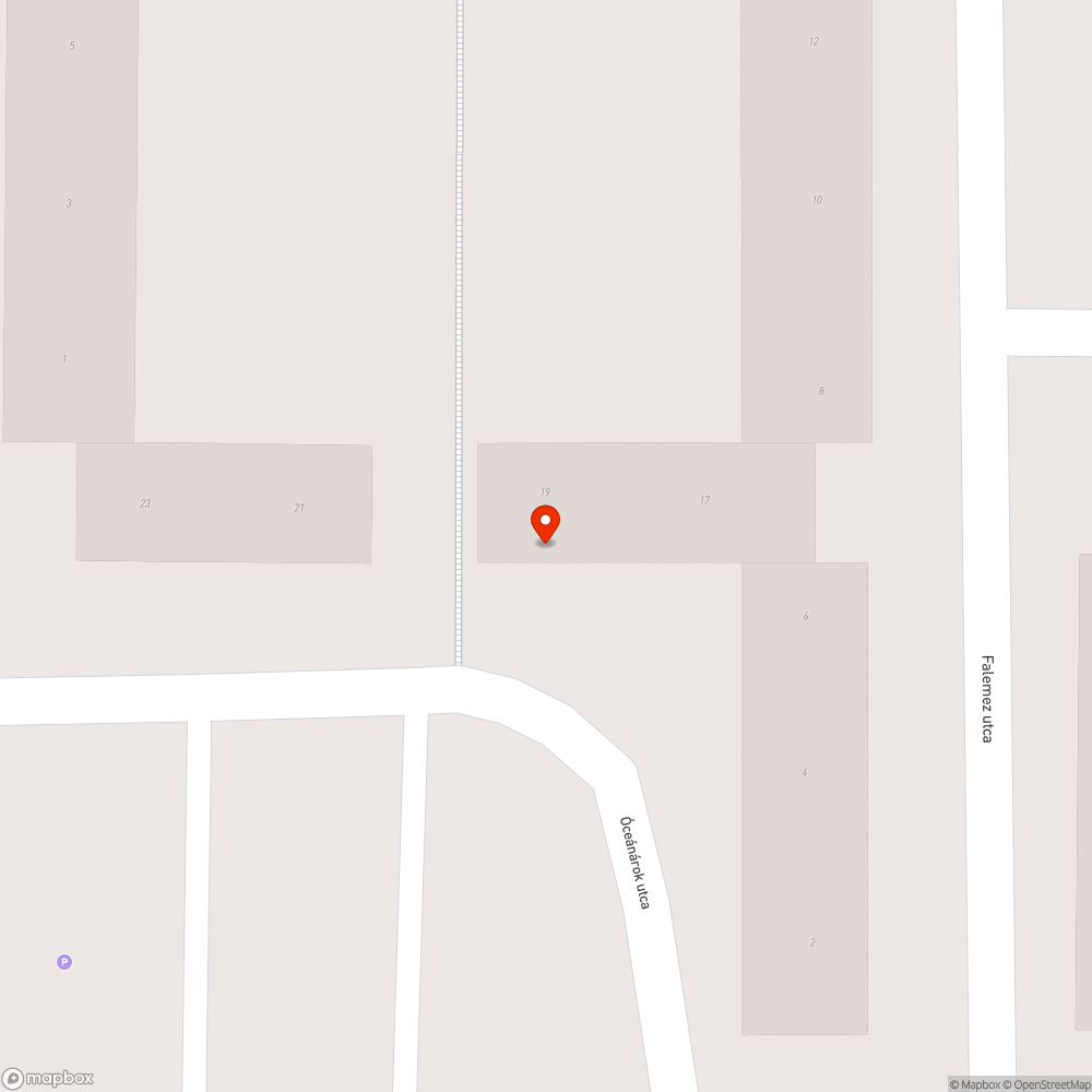 Nem világító utcai lámpa az Óceánárok u. 19. és 21. közötti hátsó részén. bejelentés helye