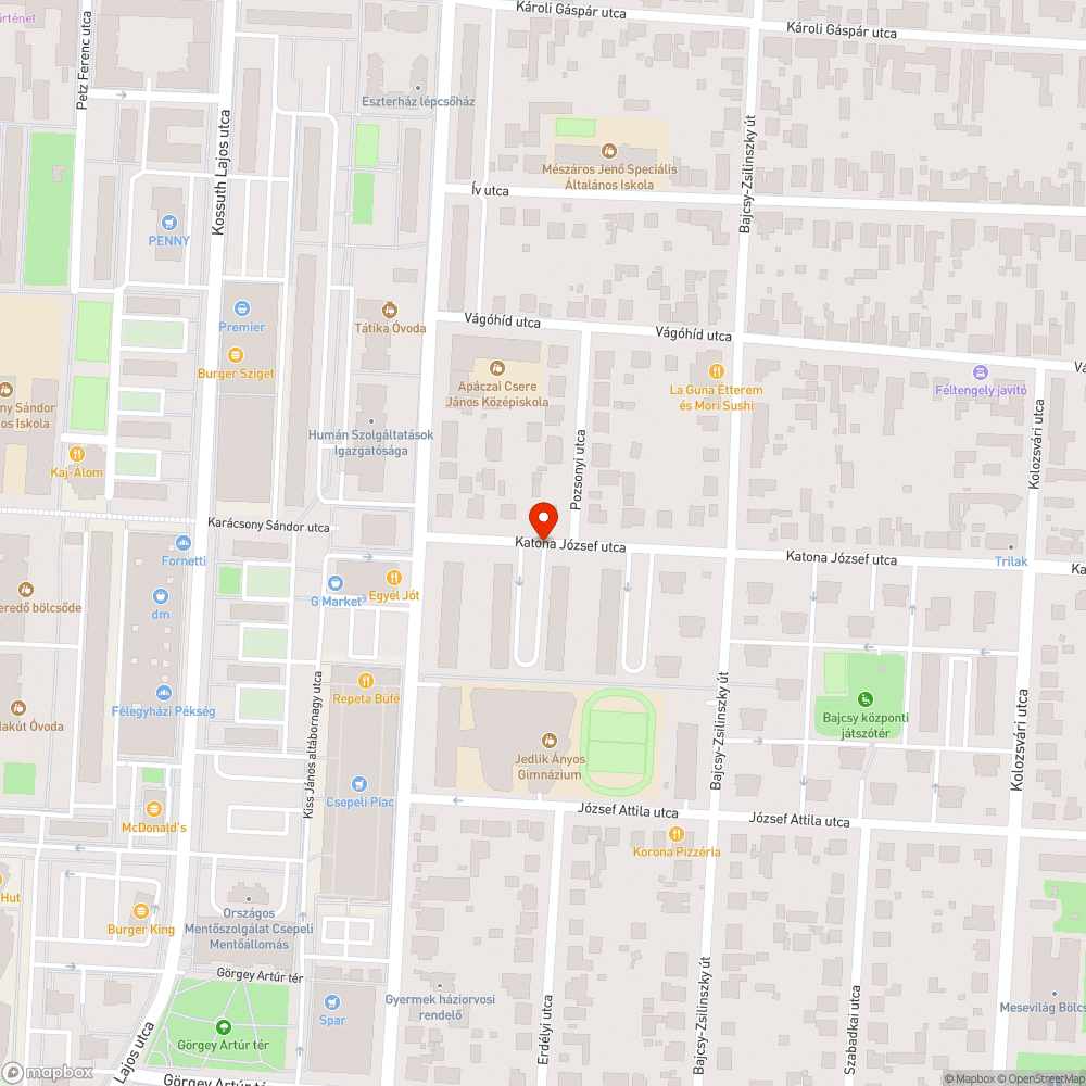 Sérült fa bejelentés helye