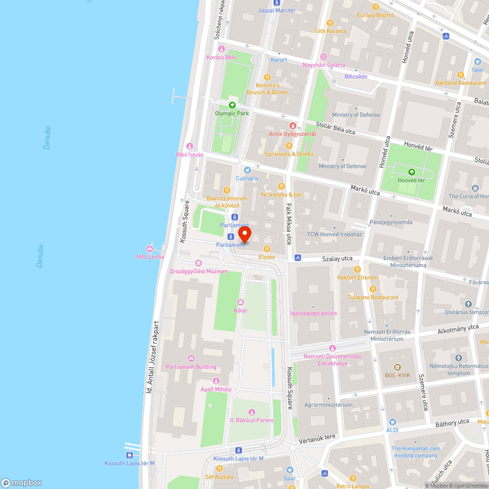 Ellopott Braille felirat a Parlament makettjéről bejelentés helye