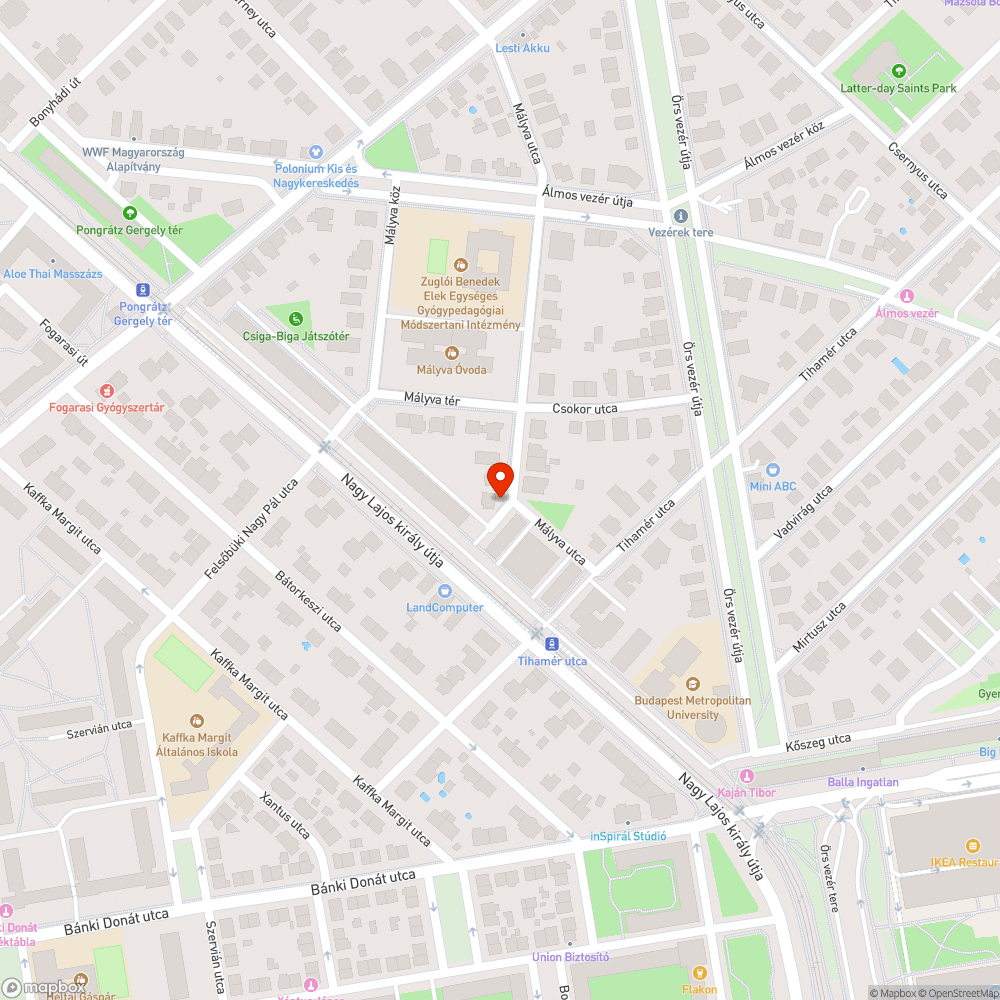 széteső padok a parkban bejelentés helye