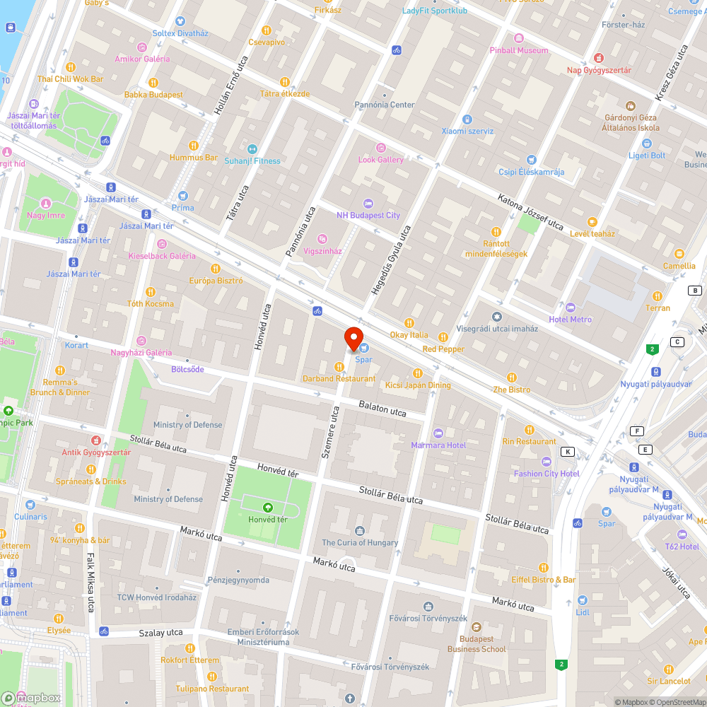 Eltűnt kerékpáros felállóhely bejelentés helye