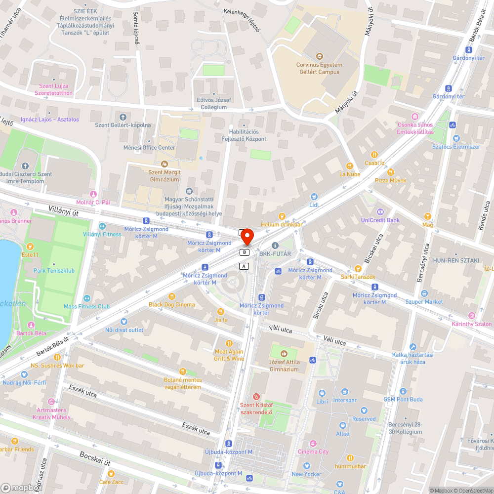 Jelzőlámpa, Móricz Zsigmond körtér bejelentés helye