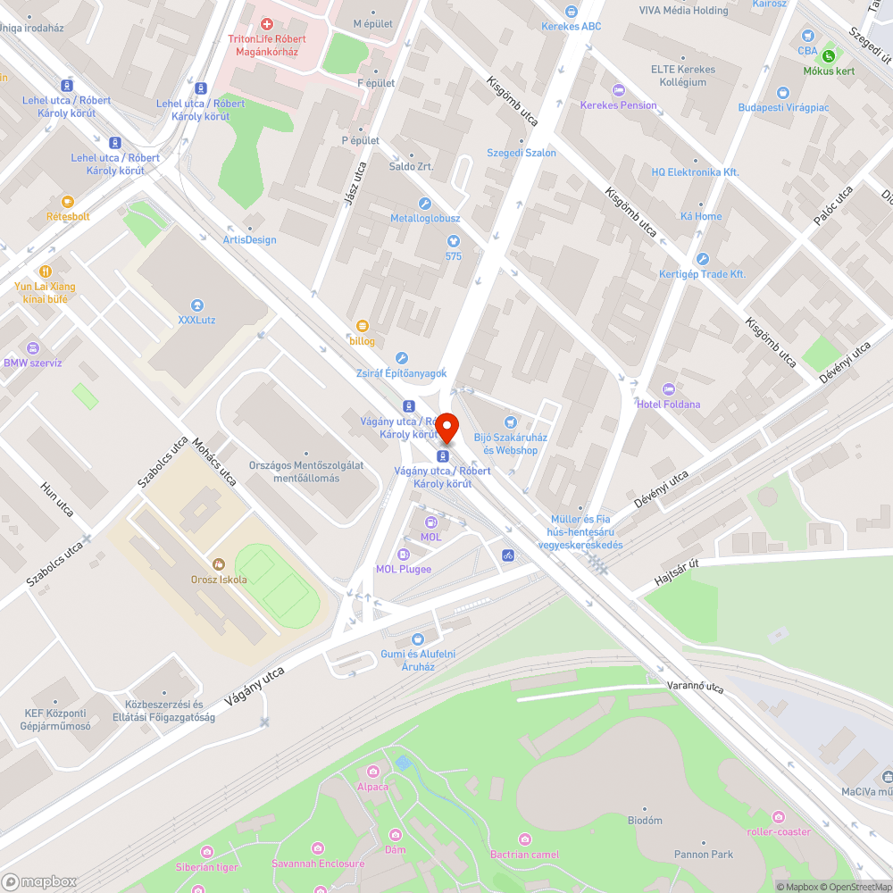 Kitört üvegtábla villamosmegállóban bejelentés helye