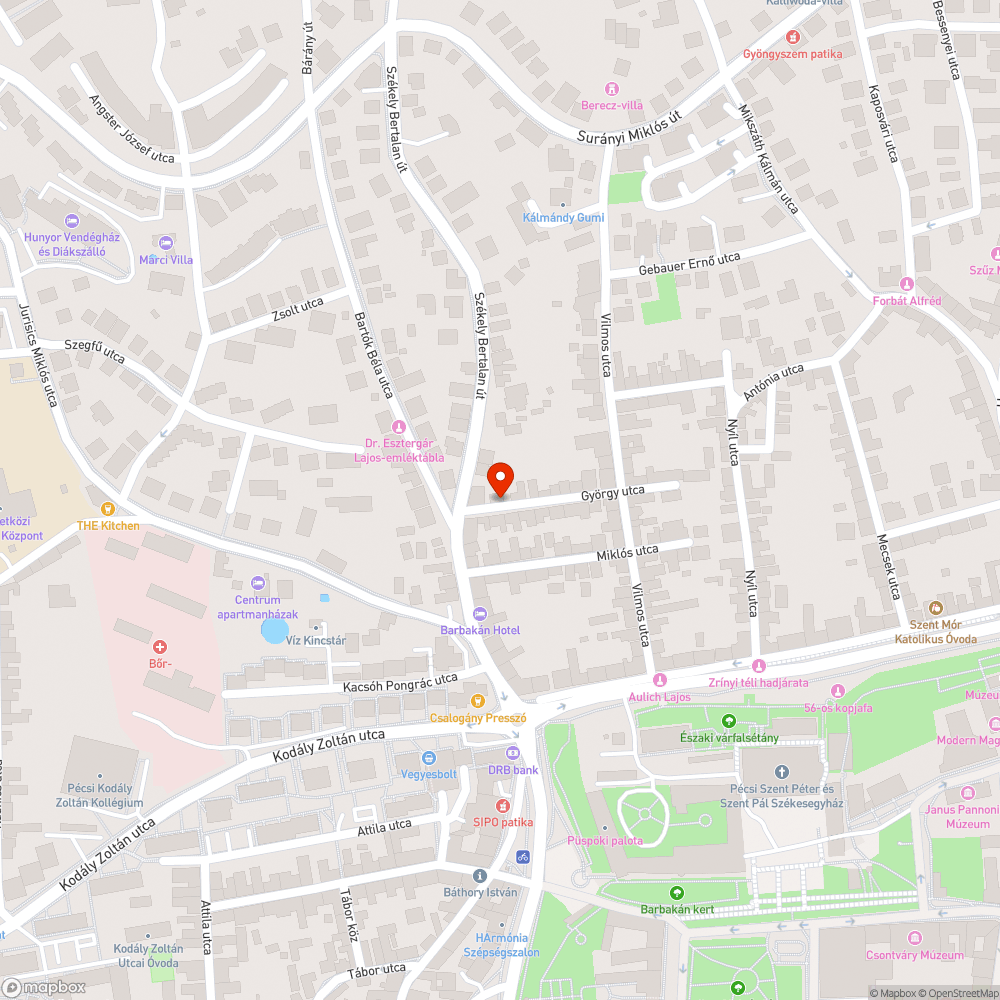 Járdán parkoló autó bejelentés helye